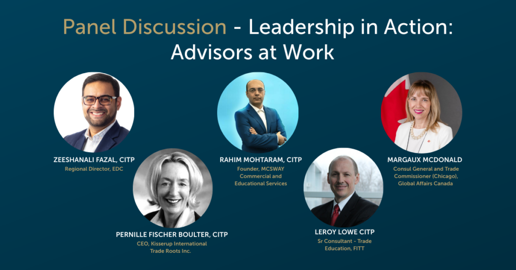 Headshots of each panel member