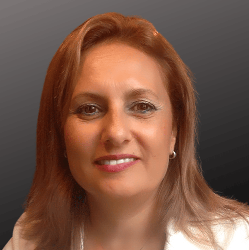 Patrizia Giuliotti, CITP, headshot on grey background